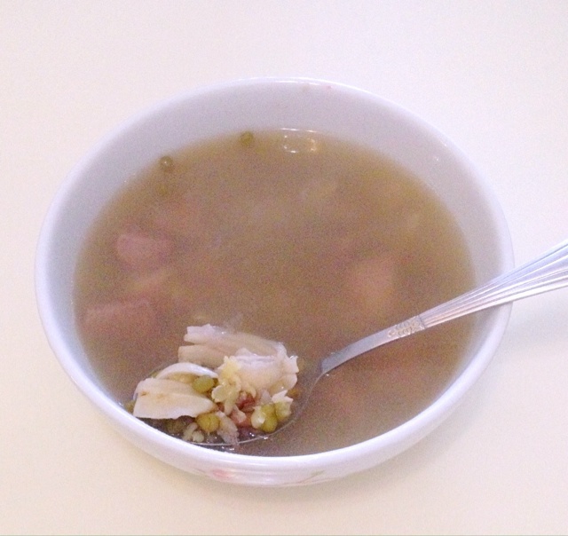 双豆百合猪肉汤