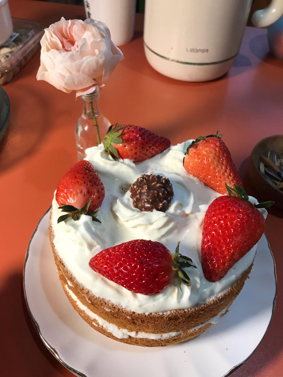 超柔软6寸戚风蛋糕(附8寸配方)零失败 超详细‼️含操作视频