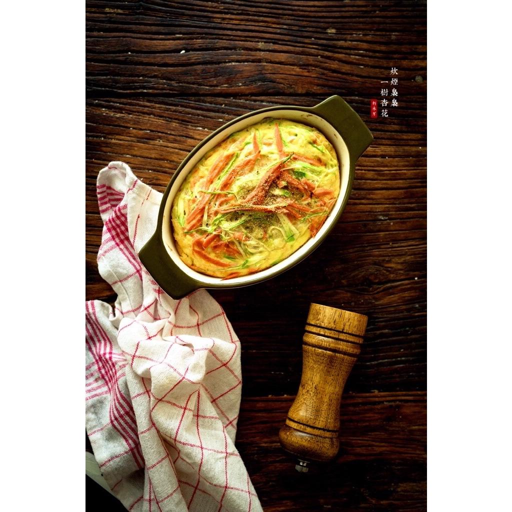 西葫芦火腿烘蛋-【北鼎烤箱食谱】