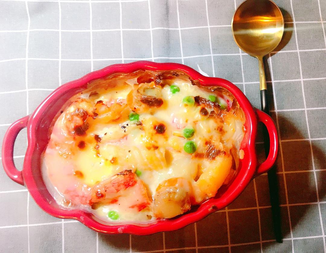海鲜芝士焗饭