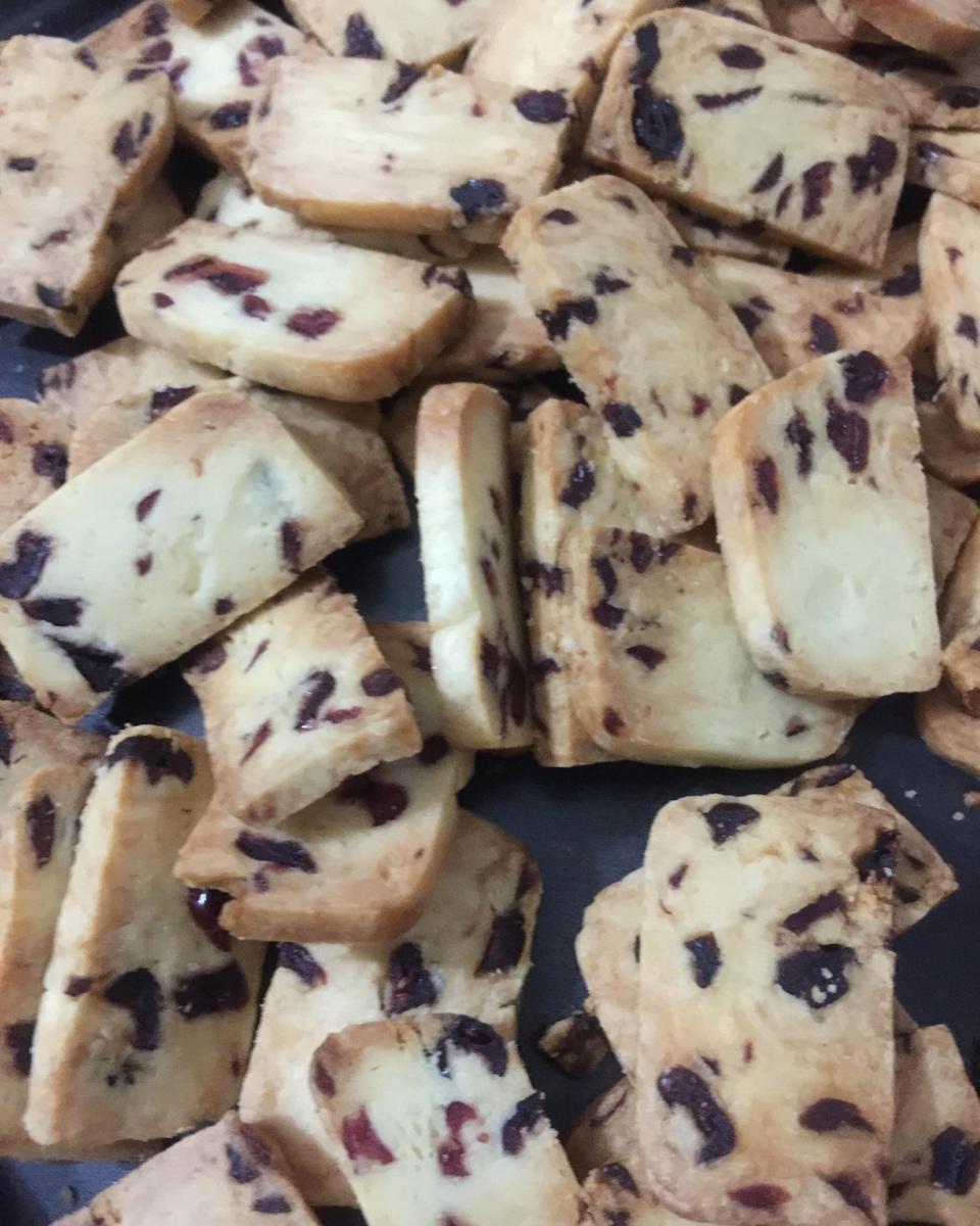 低糖少油版蔓越莓饼干