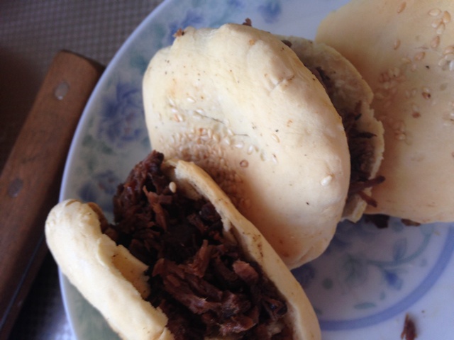 烧饼加牛肉