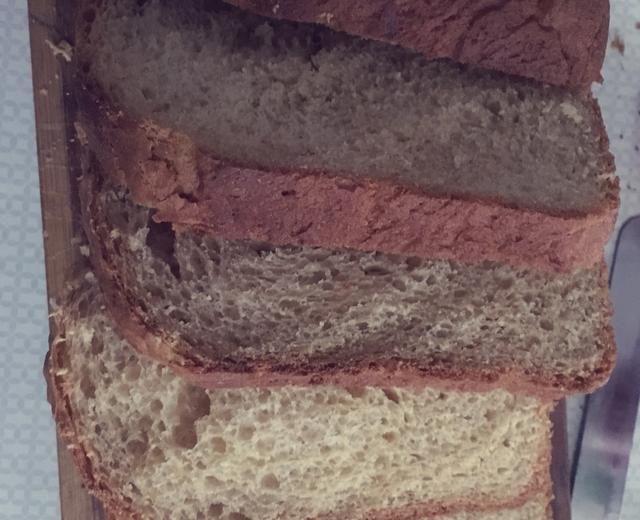 低油无糖全麦吐司面包机版的做法