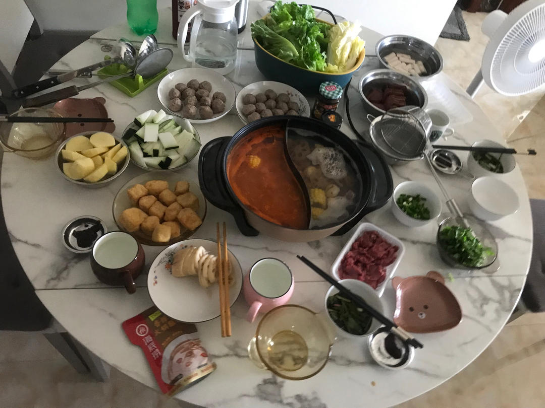 自家打火锅