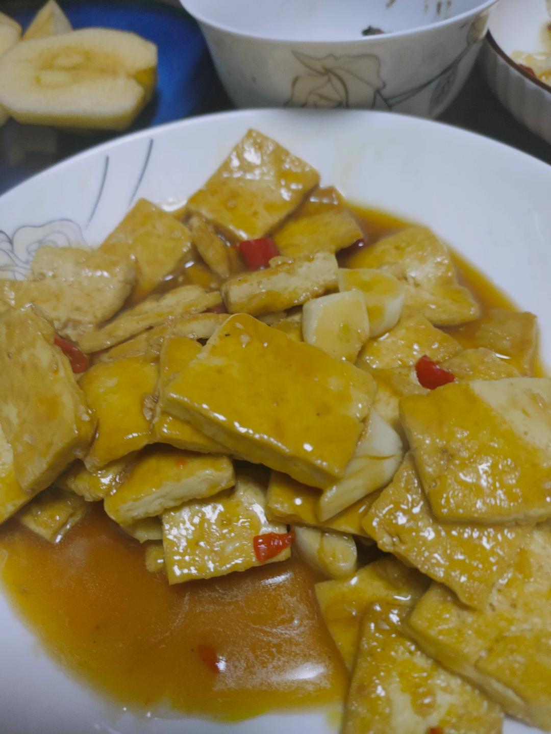 🐽比肉🥩还香的红烧豆腐块，超级下饭🍚，有嚼劲🌈