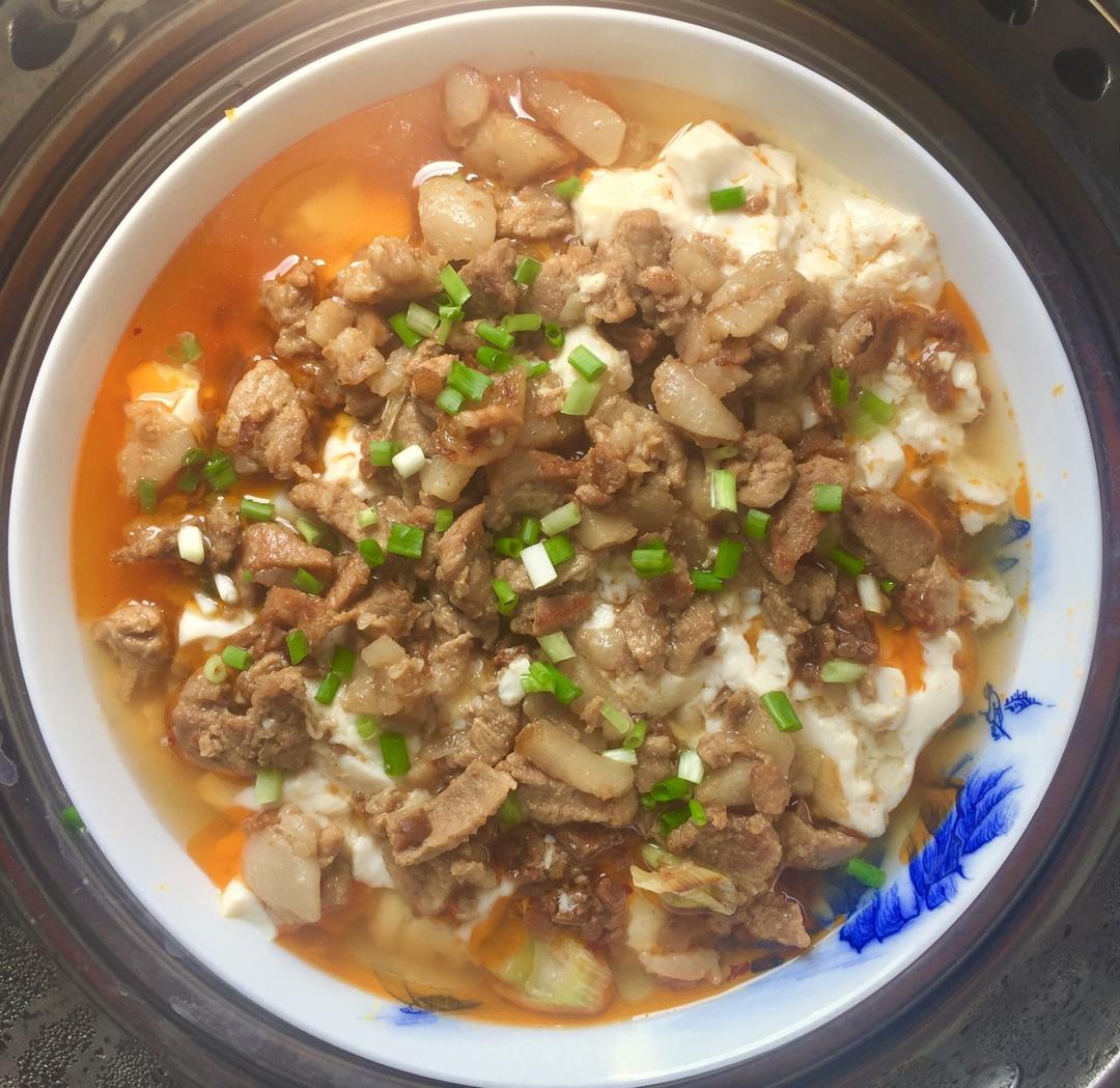 肉末蒸豆腐