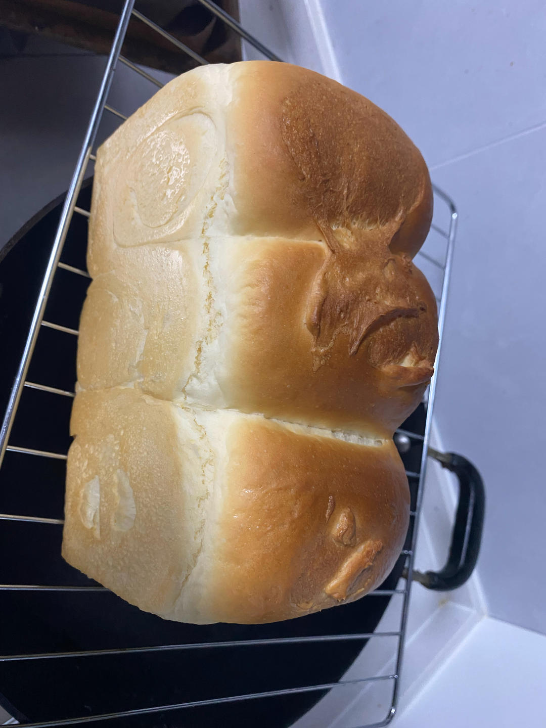 一次发酵的山型吐司