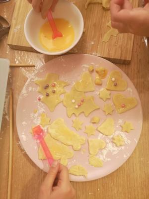 双层橙子🍊味道黄油圣诞小饼干的做法 步骤8