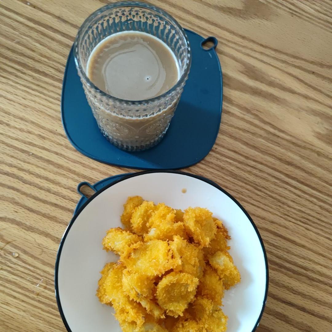 面包糠炸香蕉片