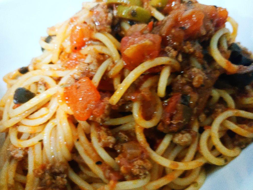 番茄肉酱意大利面