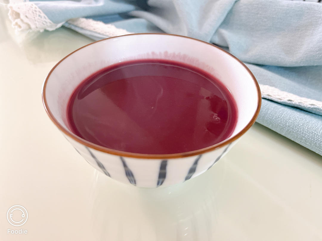 懒人养生紫薯糊