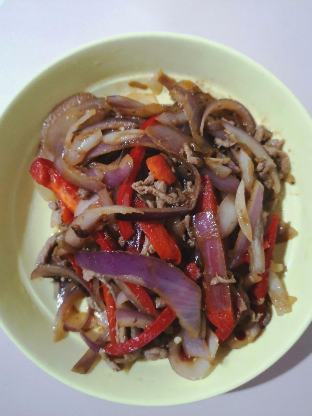 洋葱牛肉丝