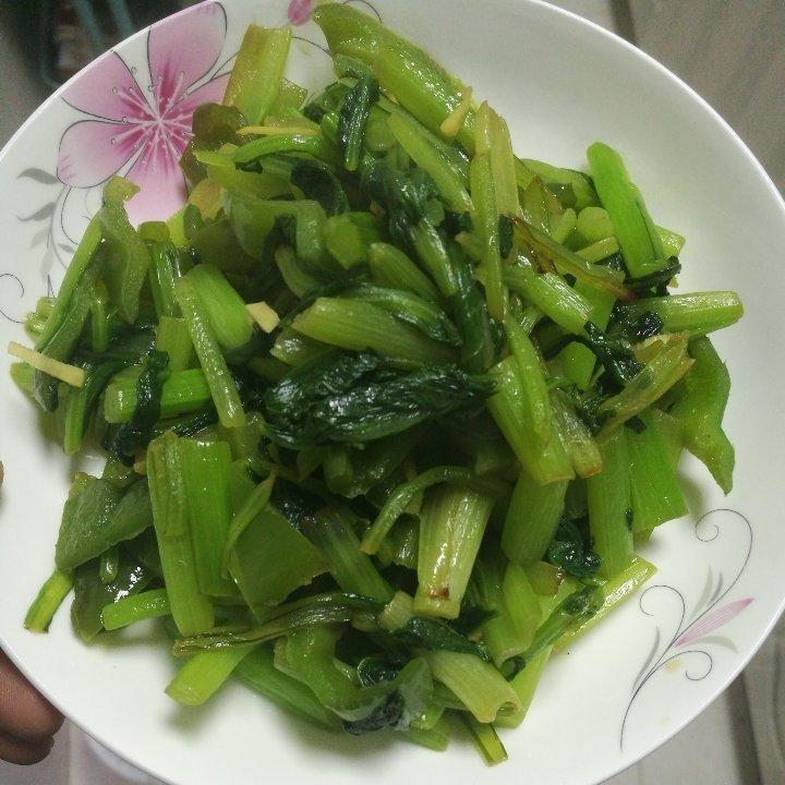 素炒菜心