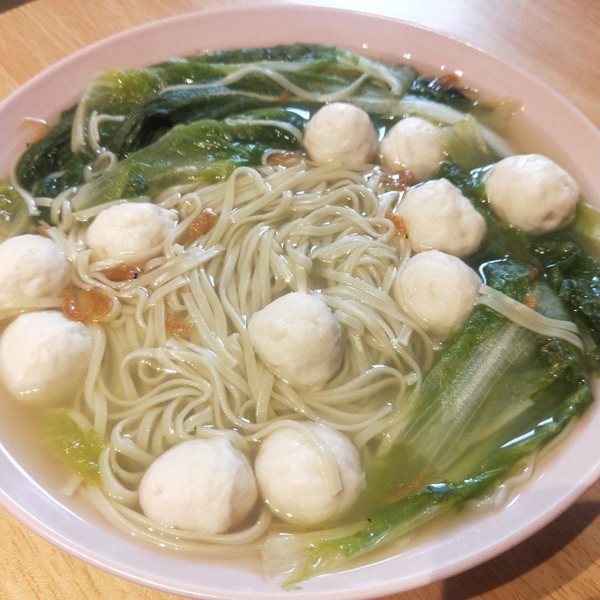 鱼丸紫菜汤面