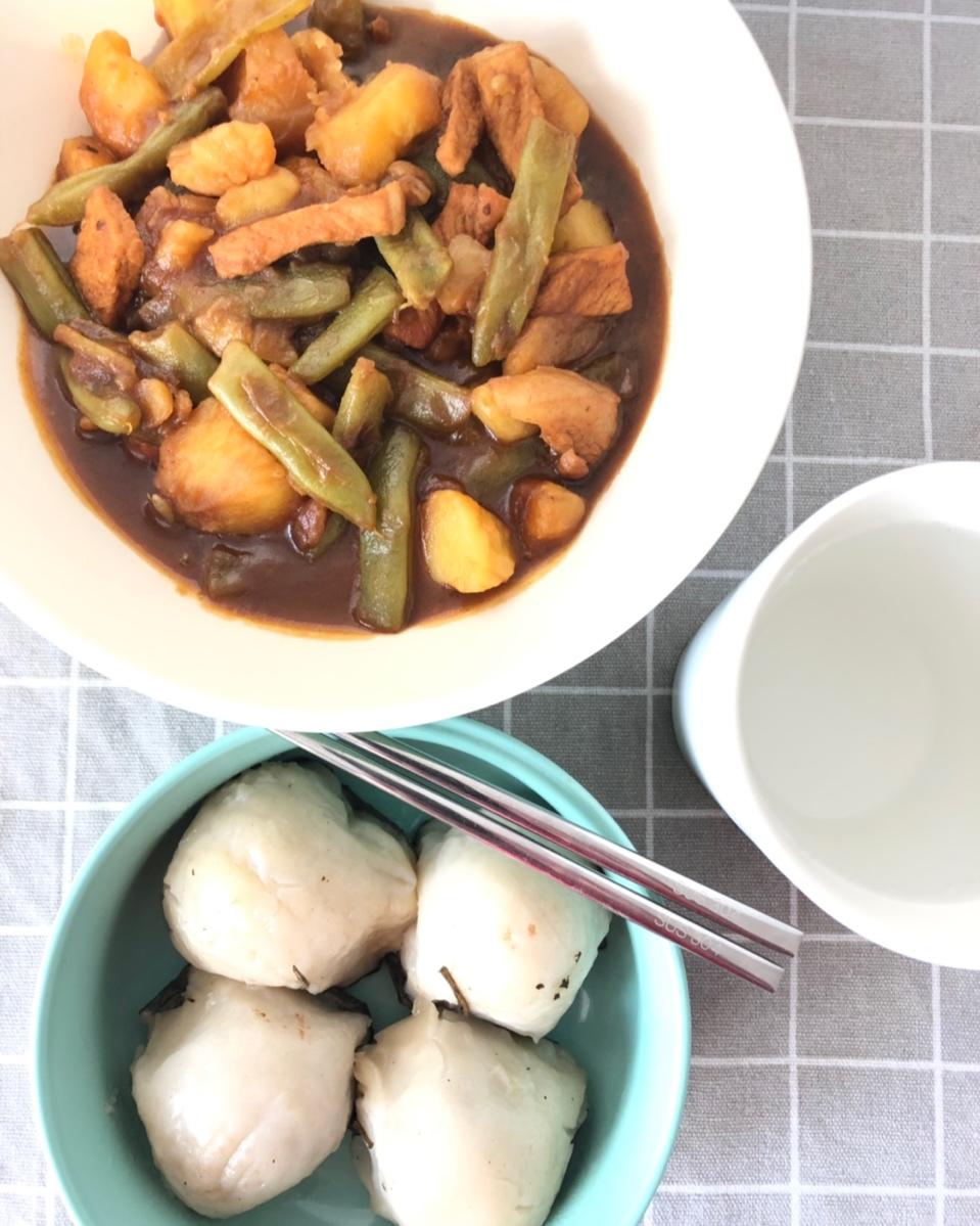 土豆炖豆角