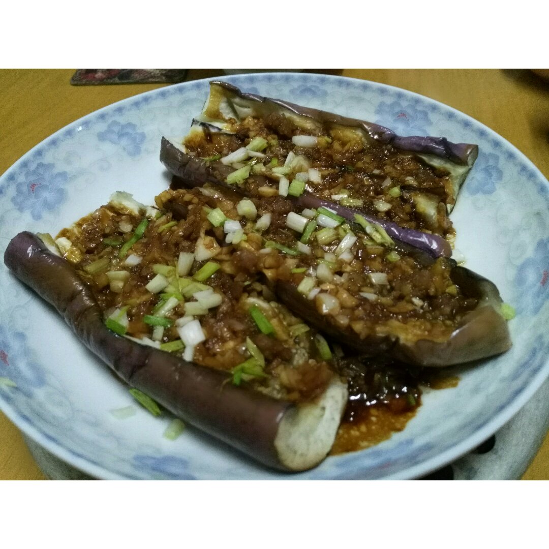 【微波炉烤茄子】