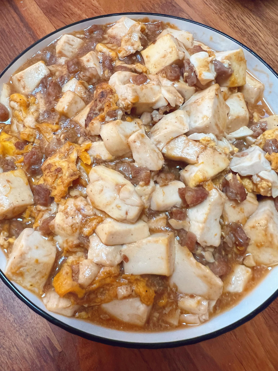 肉末滑蛋豆腐