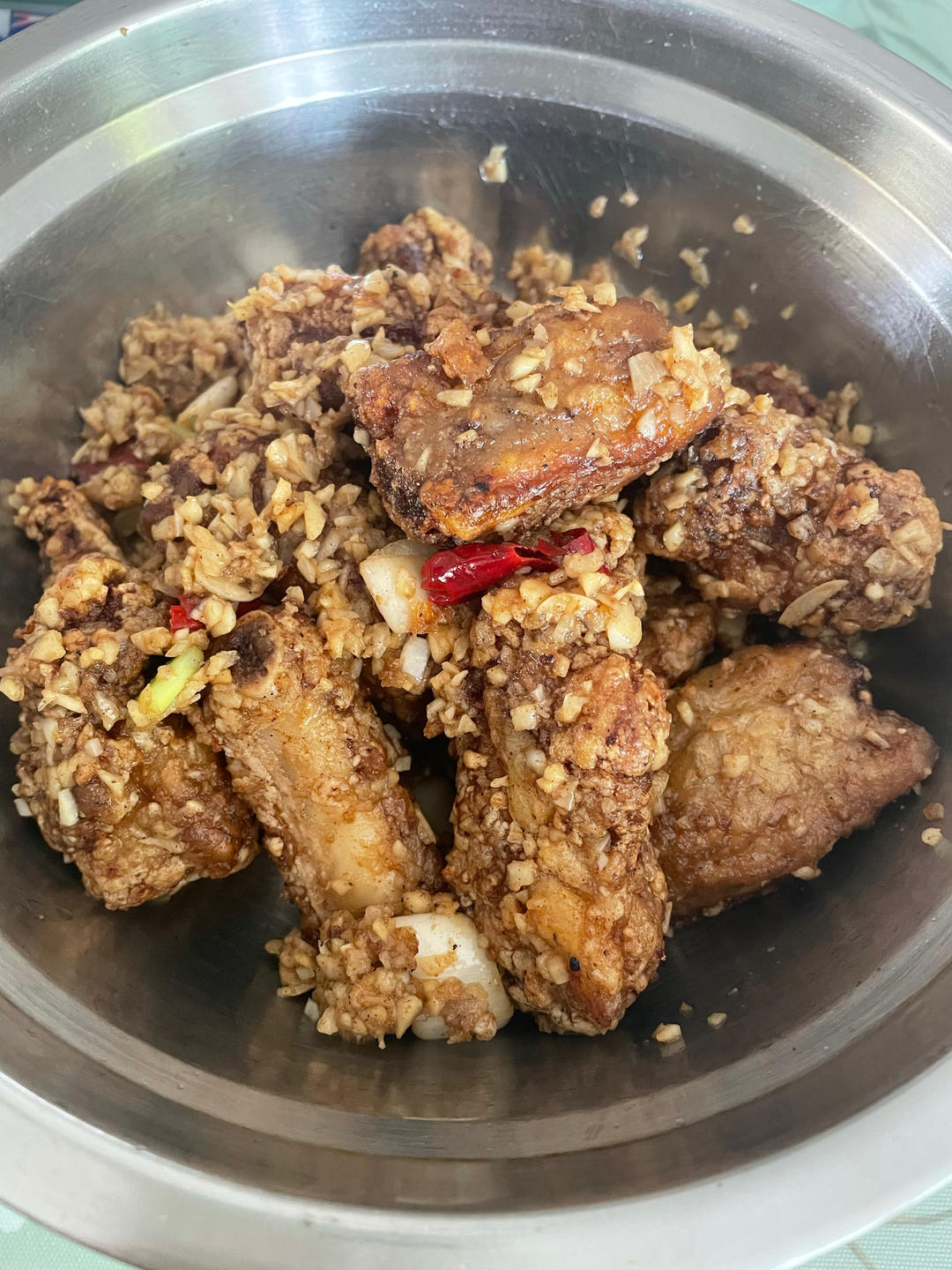 椒盐蒜香骨