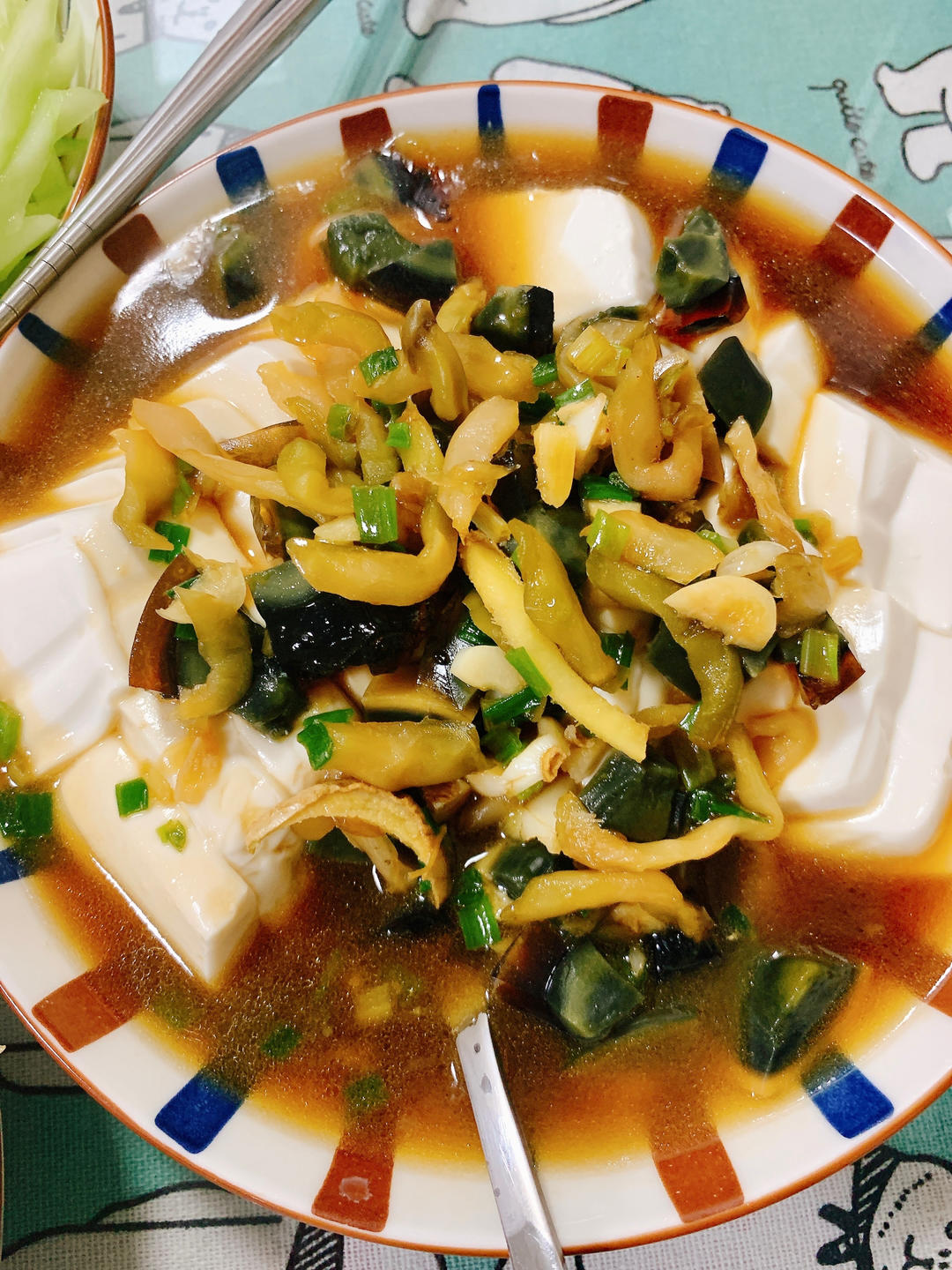 【最佳CP～】凉拌皮蛋豆腐✨