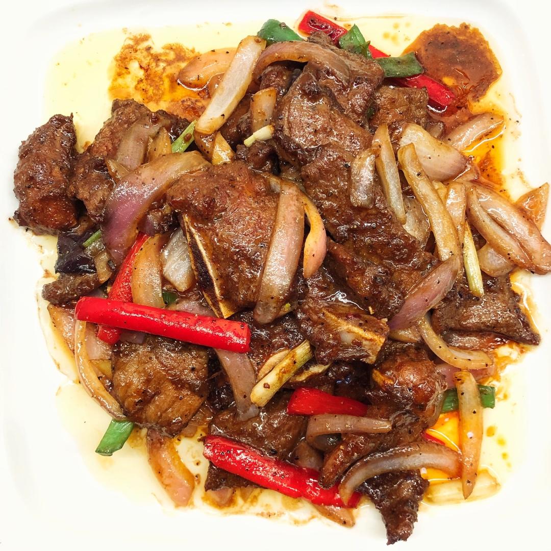 惹味下饭的黑椒蒸牛仔骨（超简单）