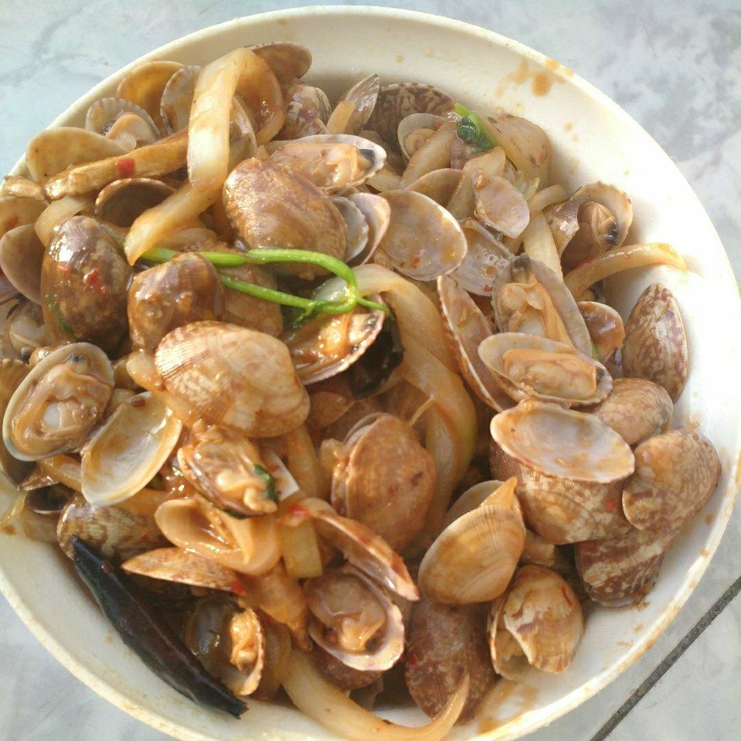 好吃又简单的辣炒花蛤