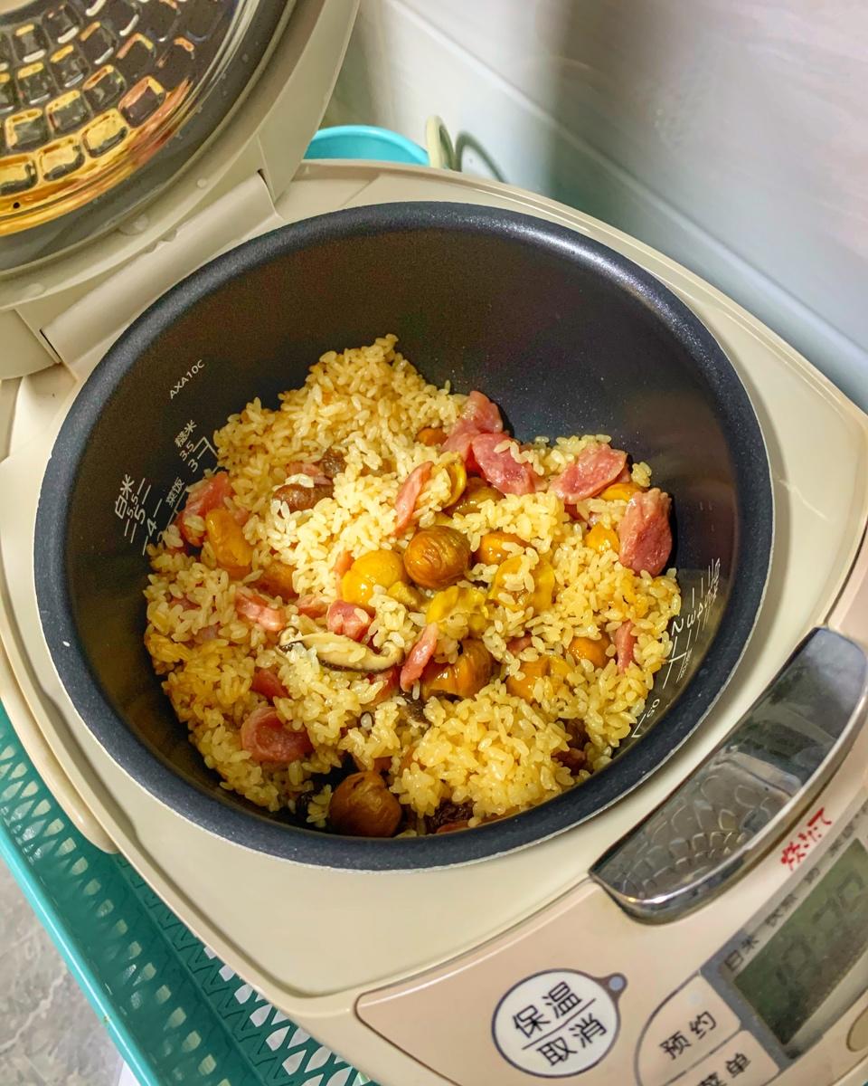 腊肠栗子饭