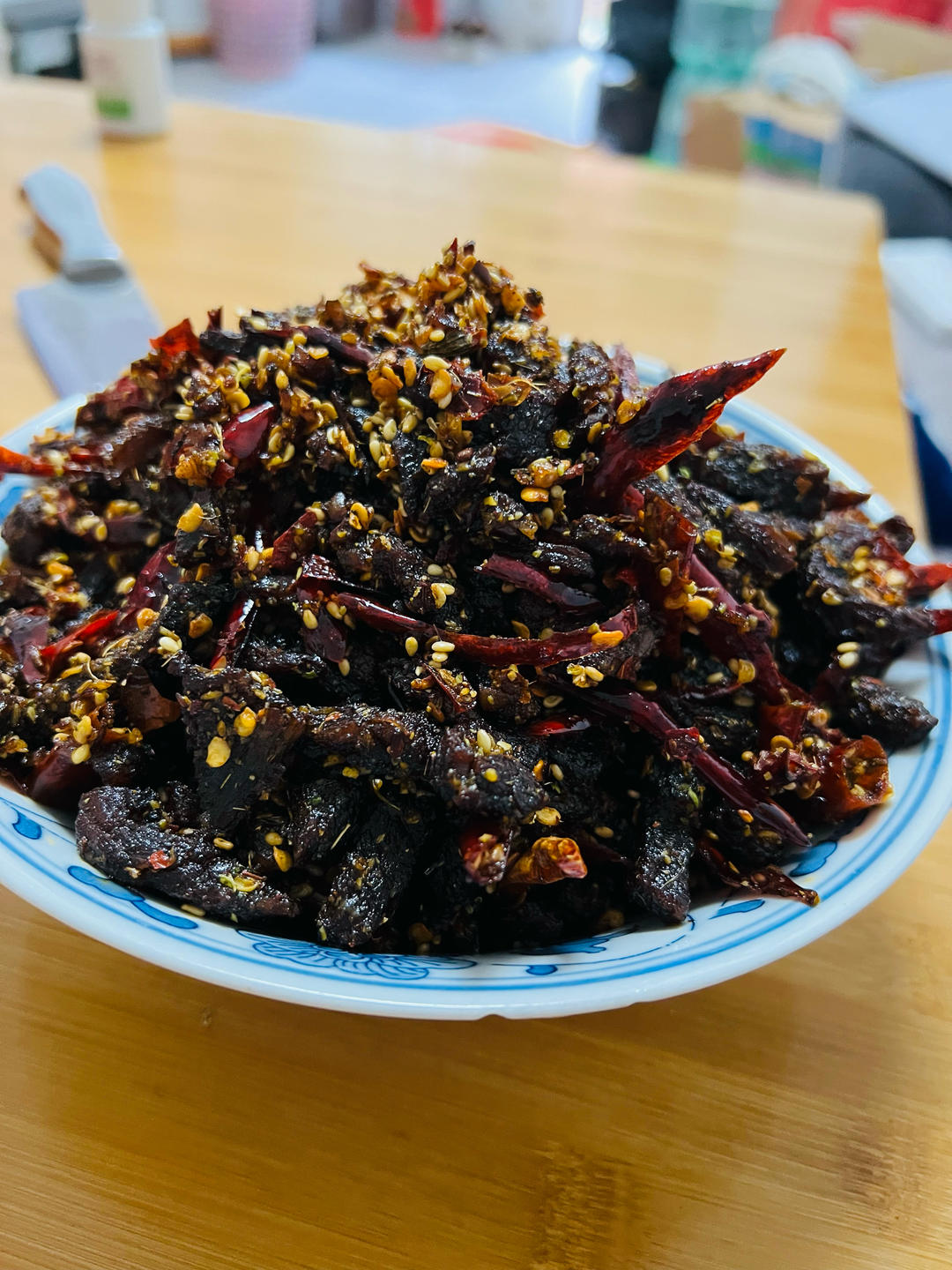 麻辣牛肉干