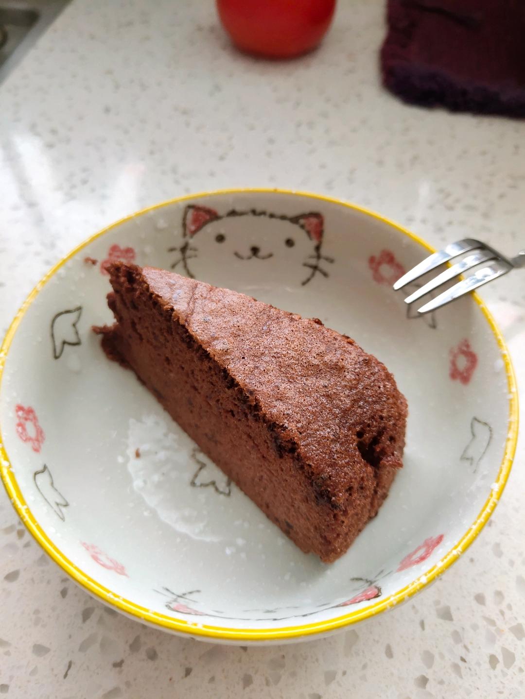 超细腻❗️巧克力可可古早蛋糕