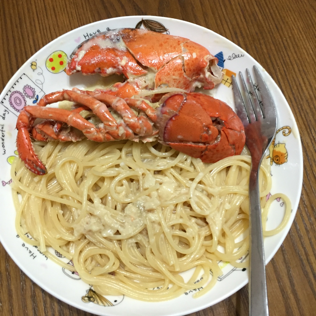 龙虾奶油意大利面菜谱
Lobster Cheese Sauce Pasta Recipe