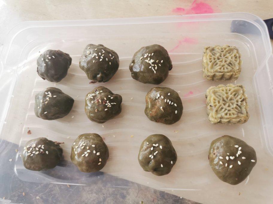 抹茶红豆大福