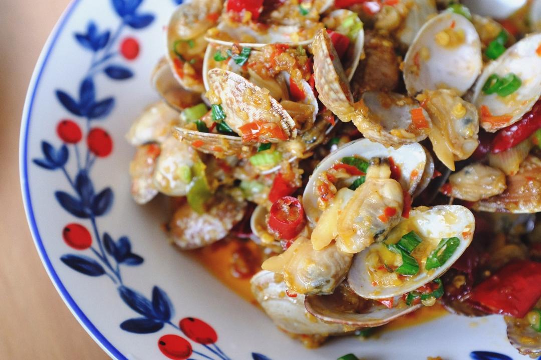 辣炒花蛤