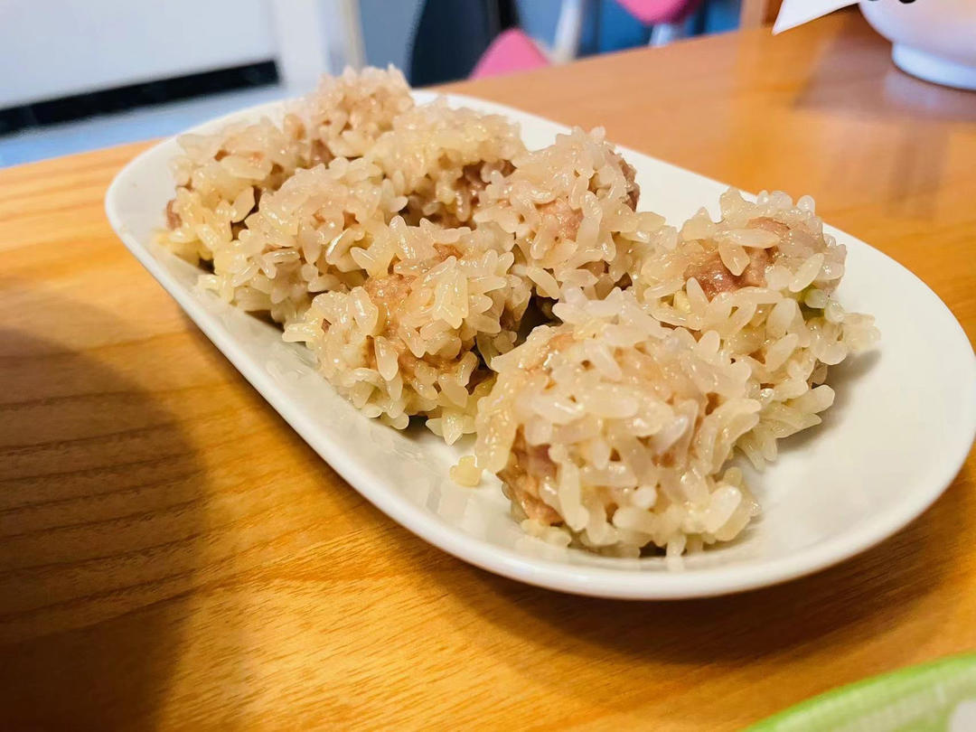 糯米珍珠丸子，年夜饭必备菜，快手蒸菜
