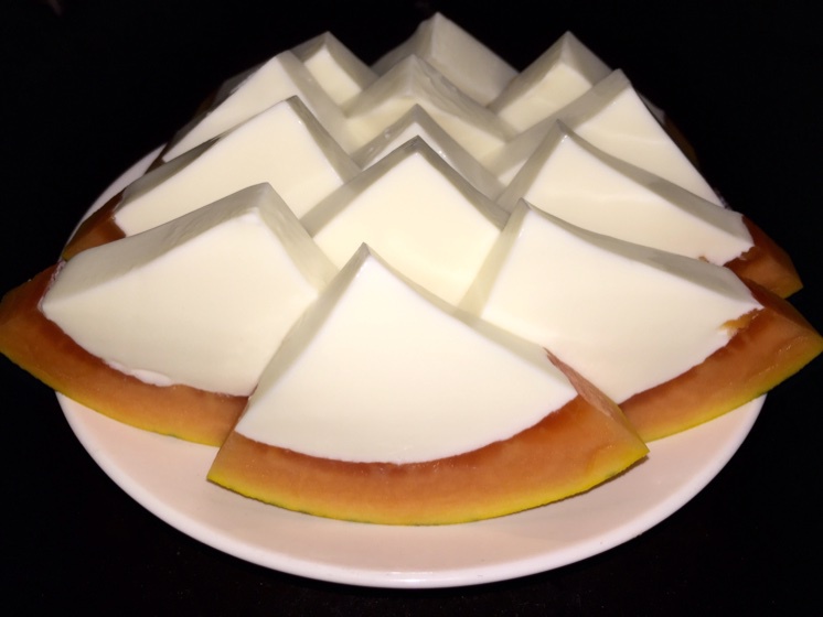 木瓜鲜奶冻