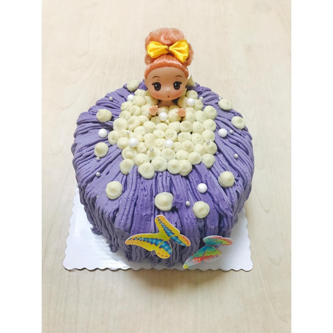 纯真梦幻甜美的泡泡浴蛋糕