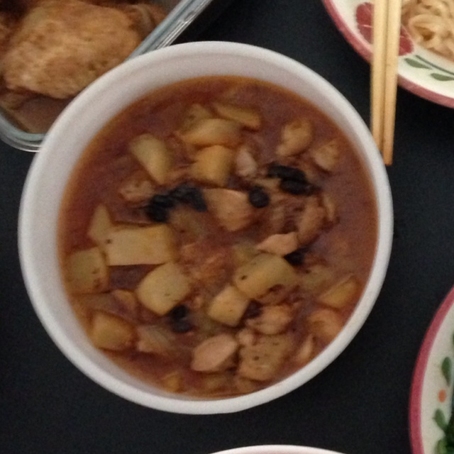 香辣土豆烧鸡块