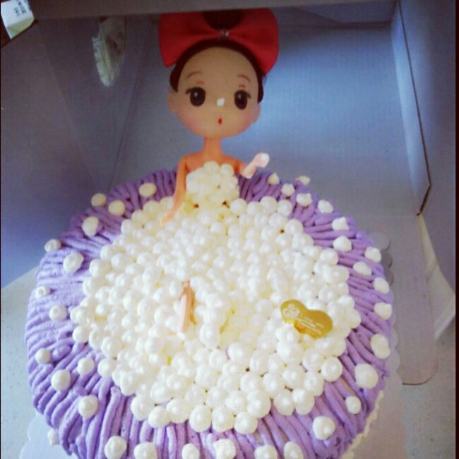 详细步骤制作泡泡浴娃娃蛋糕