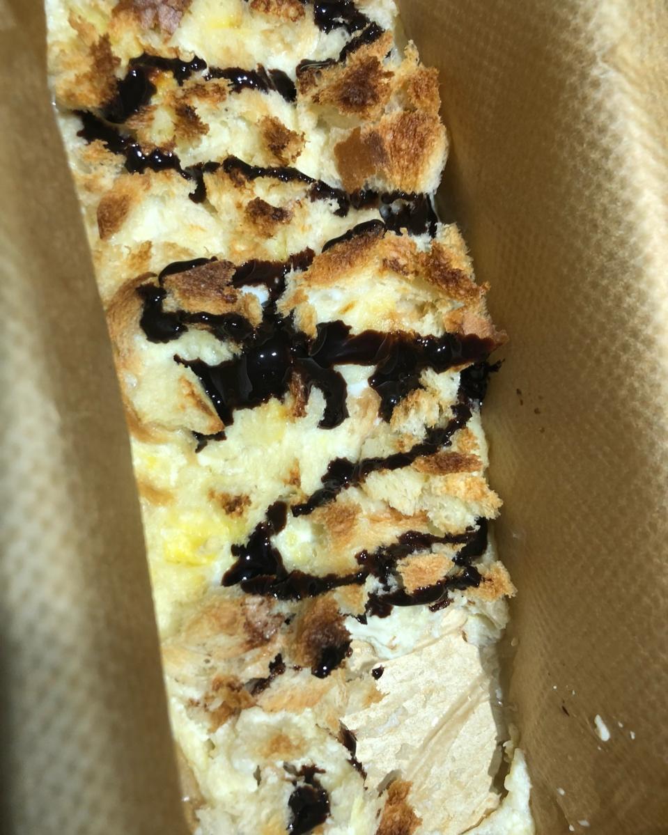 牛奶吐司鸡蛋布丁（失败吐司的归处）