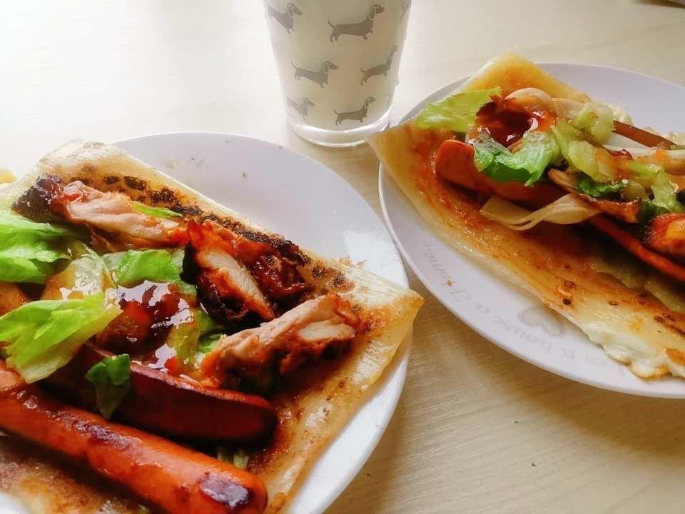 东北正宗烤冷面!!完全是学校附近小卖店的味道！！