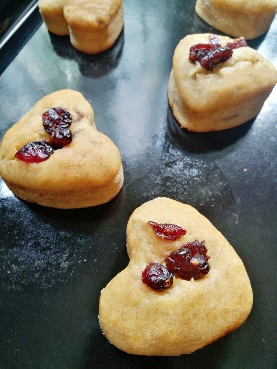 少女心的香蕉蔓越莓玛芬