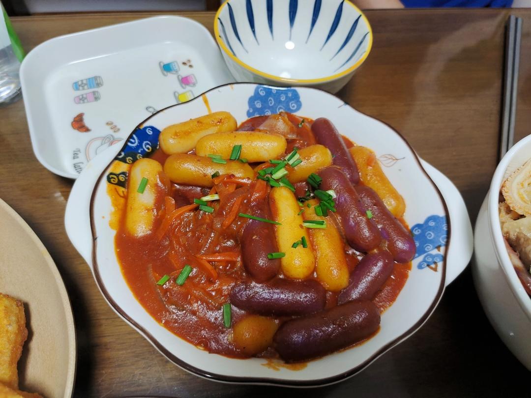 韩式辣炒年糕（or网红芝士套路之芝心年糕）