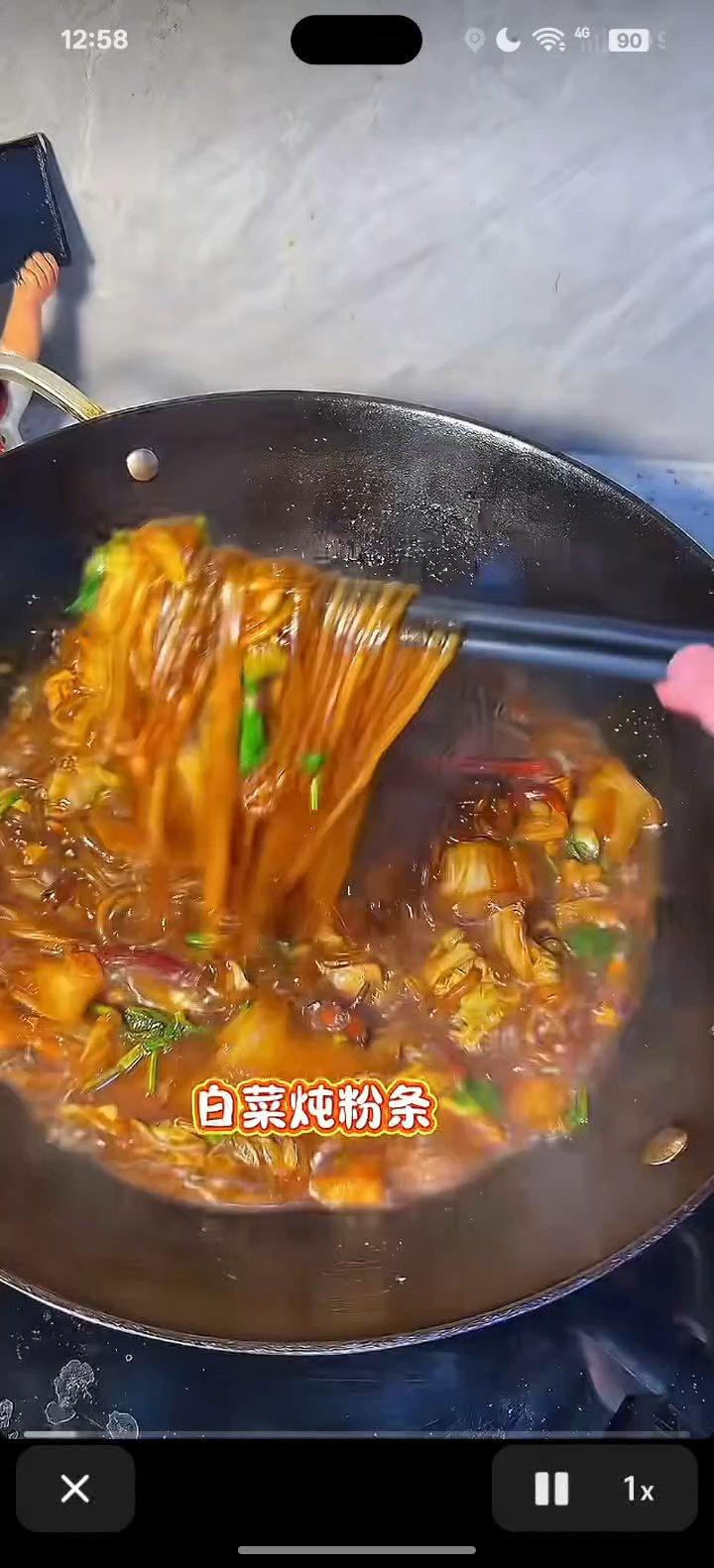 五花肉白菜炖粉条