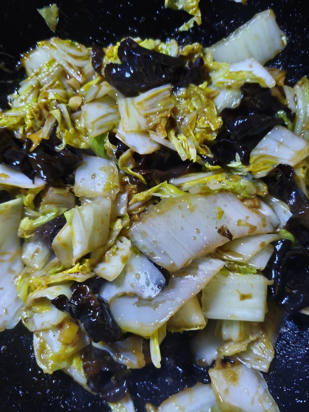 开胃下饭菜！醋溜白菜木耳