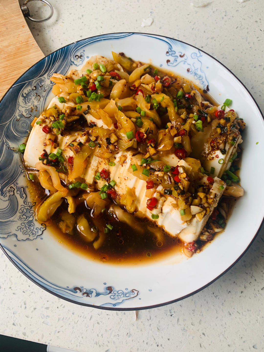 凉拌豆腐/小葱拌豆腐