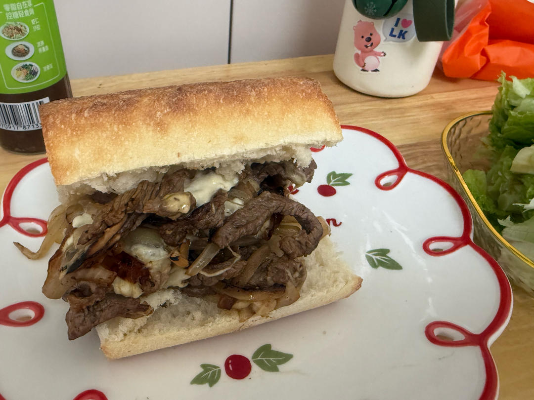 费城牛肉奶酪三明治 philly cheese steak