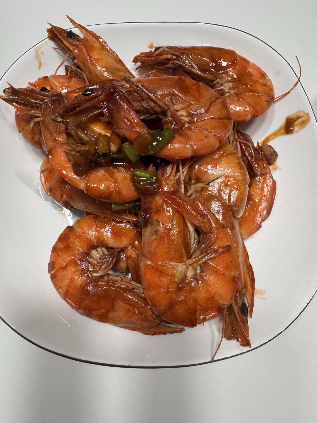 家庭版油焖大虾