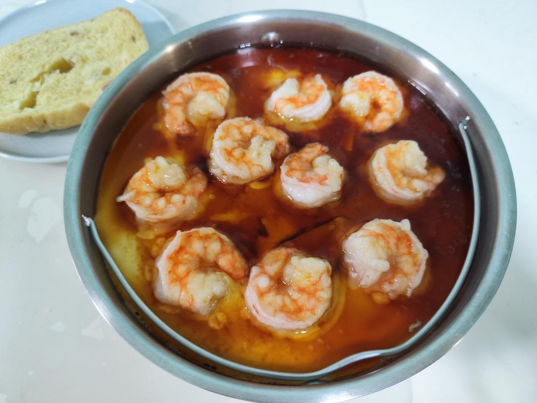 虾仁豆腐蒸水蛋