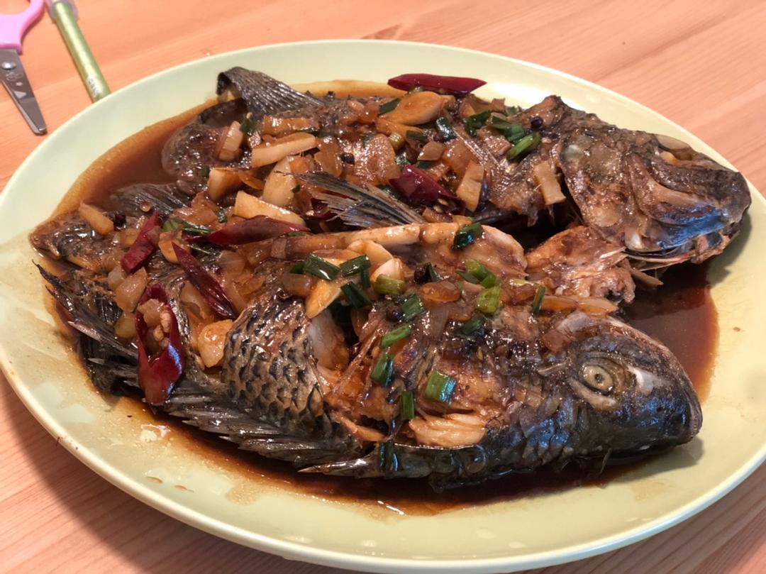 红烧罗非鱼