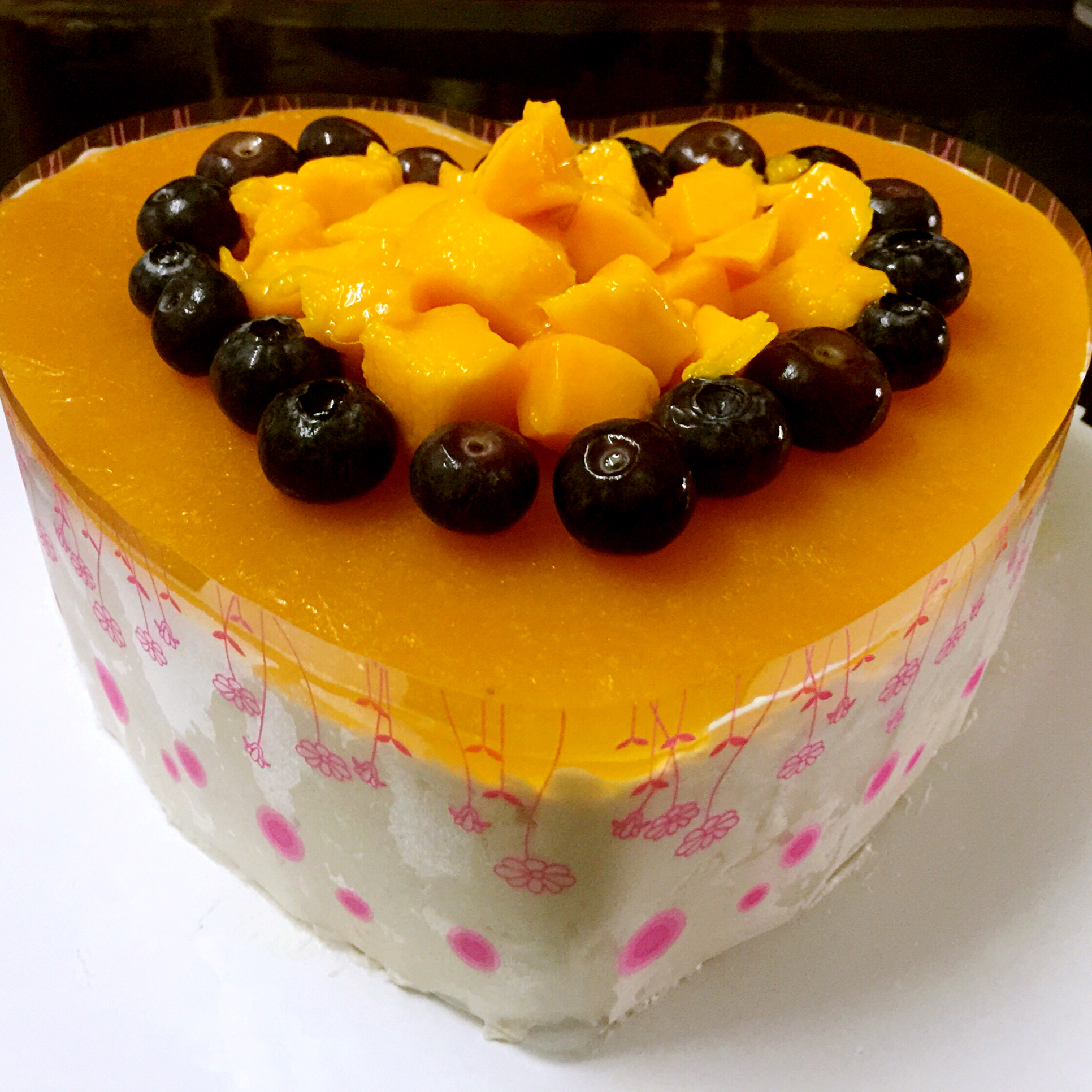 linda520yy做的芒果慕斯蛋糕