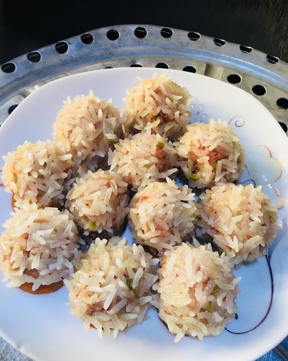 蒸糯米丸子