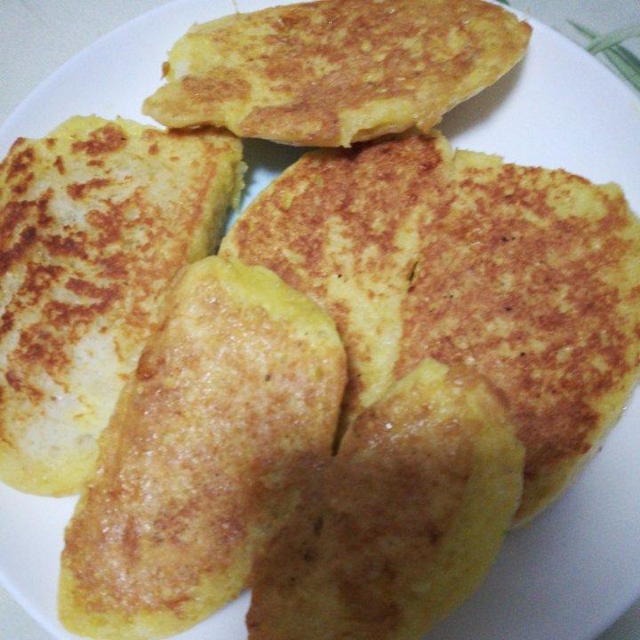 鸡蛋煎馒头片